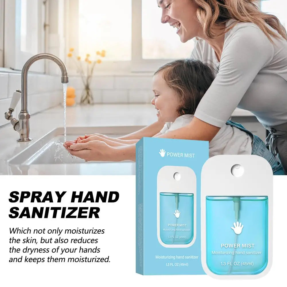 Antibacterial Liquid Soap Hand Sanitizer Washing Spray Hand Sanitizer Spray Portable Safe Reliable Nourishing Hand Skin 45ml
