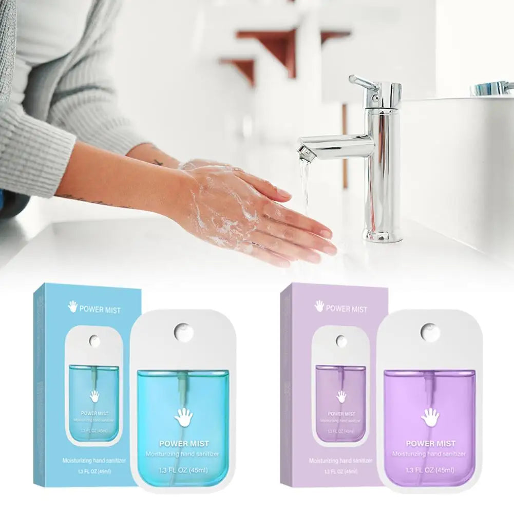 Antibacterial Liquid Soap Hand Sanitizer Washing Spray Hand Sanitizer Spray Portable Safe Reliable Nourishing Hand Skin 45ml