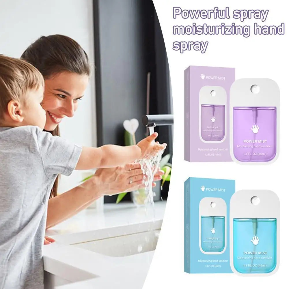 Antibacterial Liquid Soap Hand Sanitizer Washing Spray Hand Sanitizer Spray Portable Safe Reliable Nourishing Hand Skin 45ml