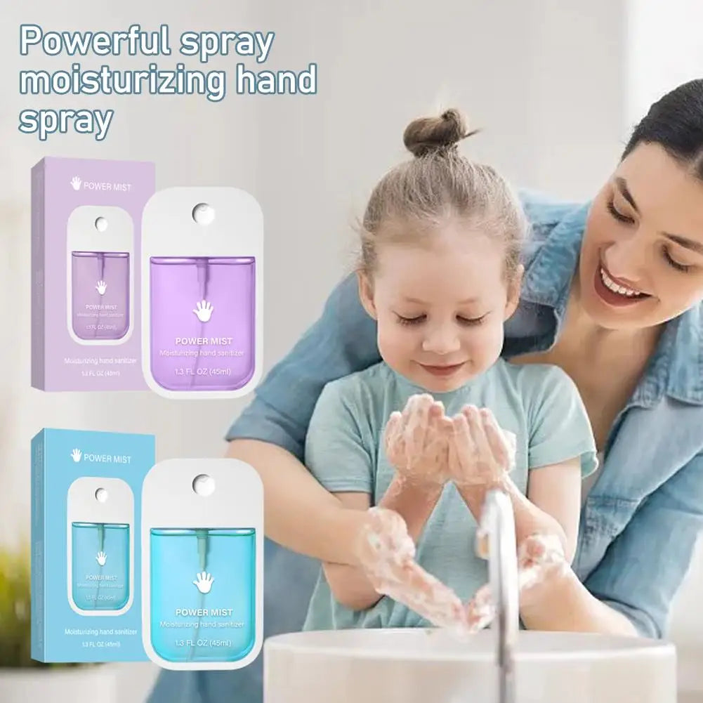 Antibacterial Liquid Soap Hand Sanitizer Washing Spray Hand Sanitizer Spray Portable Safe Reliable Nourishing Hand Skin 45ml