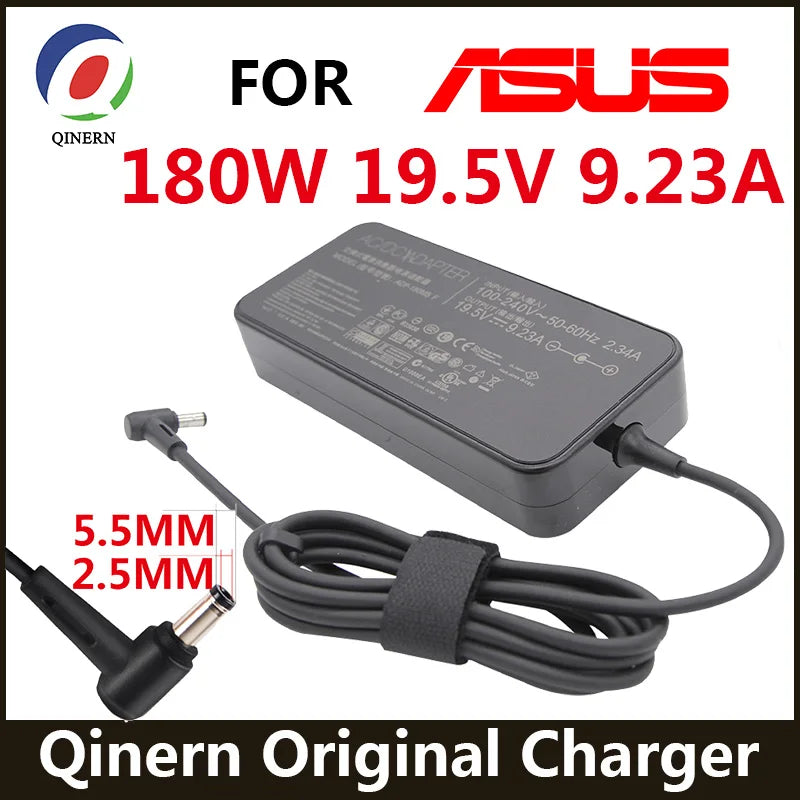 180W 19.5V 9.23A 5.5*2.5MM Laptop Adapter for Asus ROG G75 G75VW GL502VTGL502V G75VX GL502 G750JMN Gaming Charger Power Supply