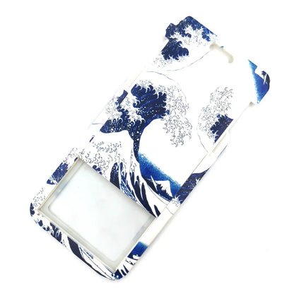 Art Painting Kanagawa Hokusai Waves Cute Card Cover Clip Lanyard Retractable Student Nurse Badge Badge Holder accessories