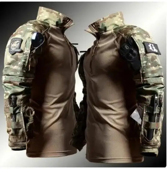 Tactical Frog Suit Men Airsoft Clothes Military Paintball 2 Pieces Sets SWAT Assault Shirts Special Forces Combat Uniform Pants