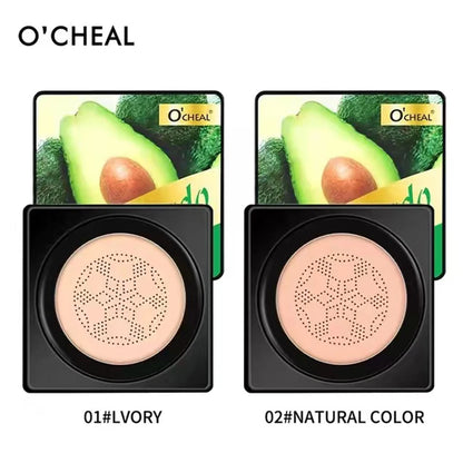 Air Cushion CC Cream Mushroom Head Puff Moisturizer Concealer Brightening BB Cream Waterproof Face Base Beauty Makeup Cosmetics