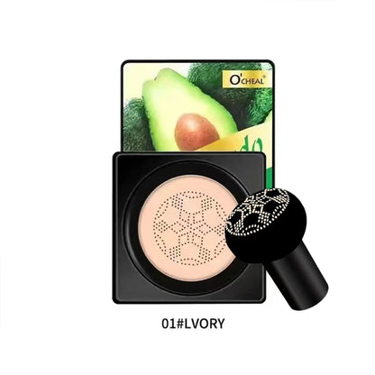 Air Cushion CC Cream Mushroom Head Puff Moisturizer Concealer Brightening BB Cream Waterproof Face Base Beauty Makeup Cosmetics