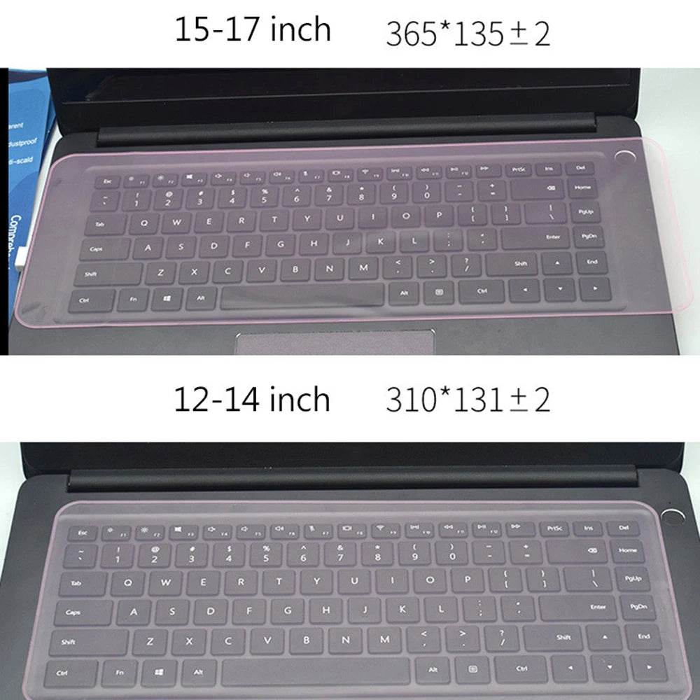 Accessories Soft Silicone 12-14 inch 15-17 inch Waterproof Keyboard Cover Protector Keyboard Film Laptop Cover Keyboard Skin