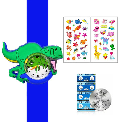 Children's Favorite Birthday Gift Toys Child Cartoon Watches for Boys Girls Colorful Lovely Kids Slap Wrist Watch Bracelet