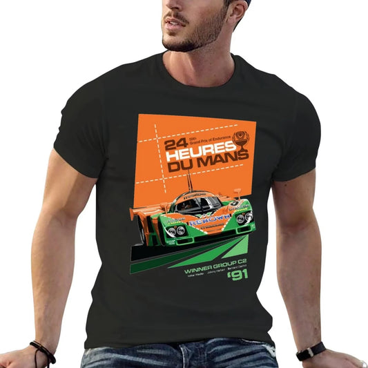 New 787B Racing Car T-Shirt Short Sleeve Tee Sports Fan T-shirts Graphic T Shirts Boys T Shirts Mens T Shirts Pack
