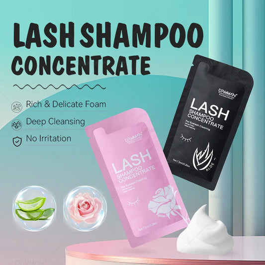 Lash Shampoo Concentrate Lashes Clean For Eyelash Extension Super Concentrate Mousse Non-irritation Cleanser For Salon &Home Use