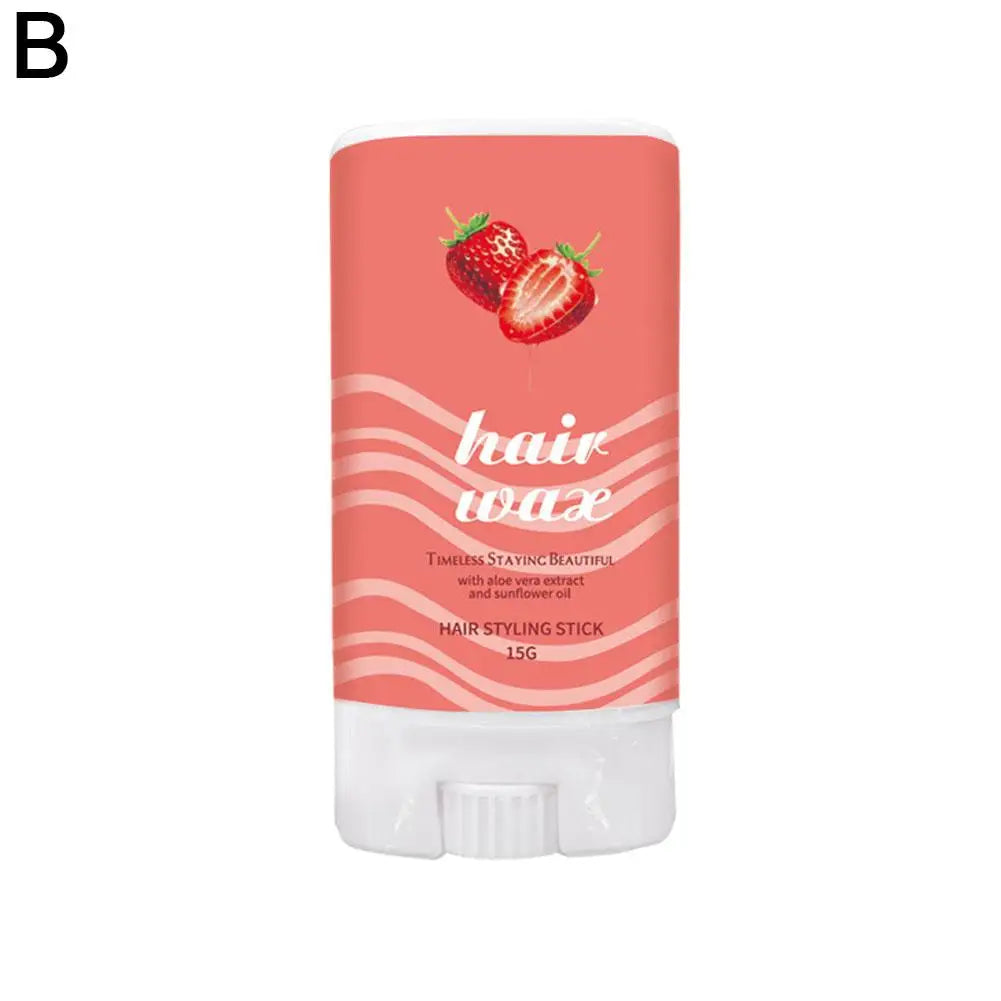 Blossom Hair Styling Wax Stick Non-Greasy Broken Hair Artifact Stick Anti-frizz Hair Finishing Cream Style For Men Women