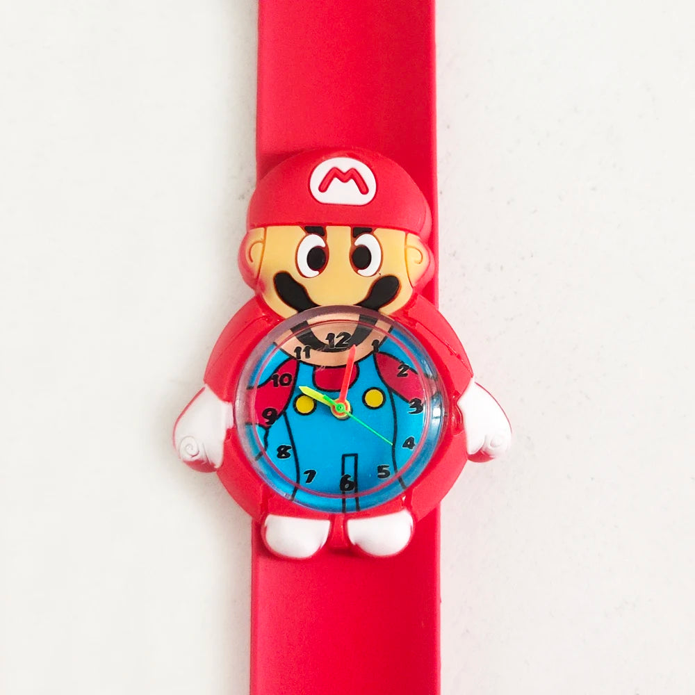 Children's Favorite Birthday Gift Toys Child Cartoon Watches for Boys Girls Colorful Lovely Kids Slap Wrist Watch Bracelet