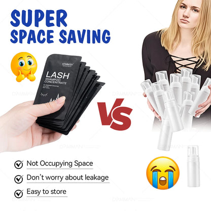 Lash Shampoo Concentrate Lashes Clean For Eyelash Extension Super Concentrate Mousse Non-irritation Cleanser For Salon &Home Use