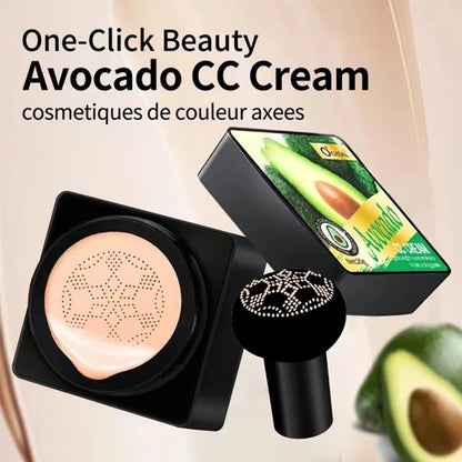 Air Cushion CC Cream Mushroom Head Puff Moisturizer Concealer Brightening BB Cream Waterproof Face Base Beauty Makeup Cosmetics