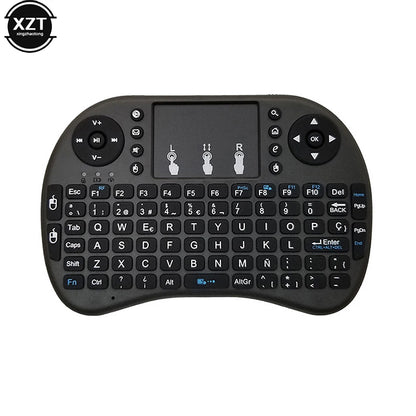 2.4G Mini Wireless Keyboard 3 Color Backlit I8 English Russian Air Mouse Touchpad Remote Control For Laptop TV BOX USB Receiver