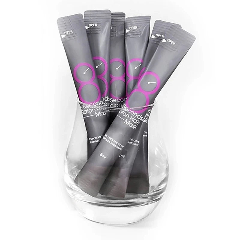 5/10pcs 8 Seconds Salon Hair Mask Masil Hair Restoration Premium Treatments Keratin Repairing Supple Hydration Hair Care Mask