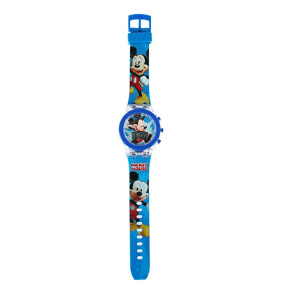 Flash Light Spiderman Kids Watches For Boys Cartoon shark Mickey Children Watch Girls Student Clock Gifts free shipping