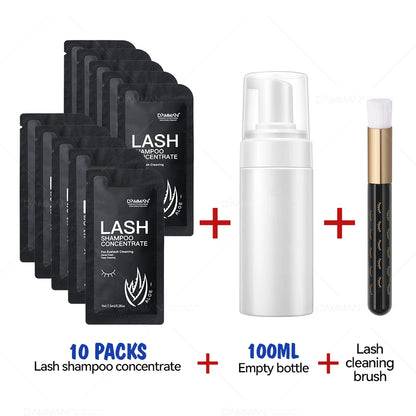 Lash Shampoo Concentrate Lashes Clean For Eyelash Extension Super Concentrate Mousse Non-irritation Cleanser For Salon &Home Use
