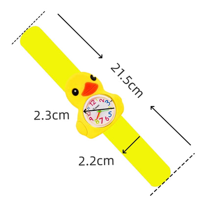 Children's Favorite Birthday Gift Toys Child Cartoon Watches for Boys Girls Colorful Lovely Kids Slap Wrist Watch Bracelet