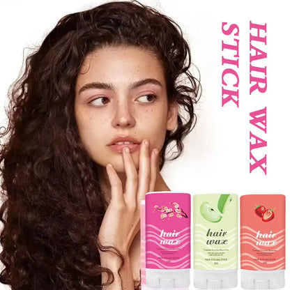 Blossom Hair Styling Wax Stick Non-Greasy Broken Hair Artifact Stick Anti-frizz Hair Finishing Cream Style For Men Women