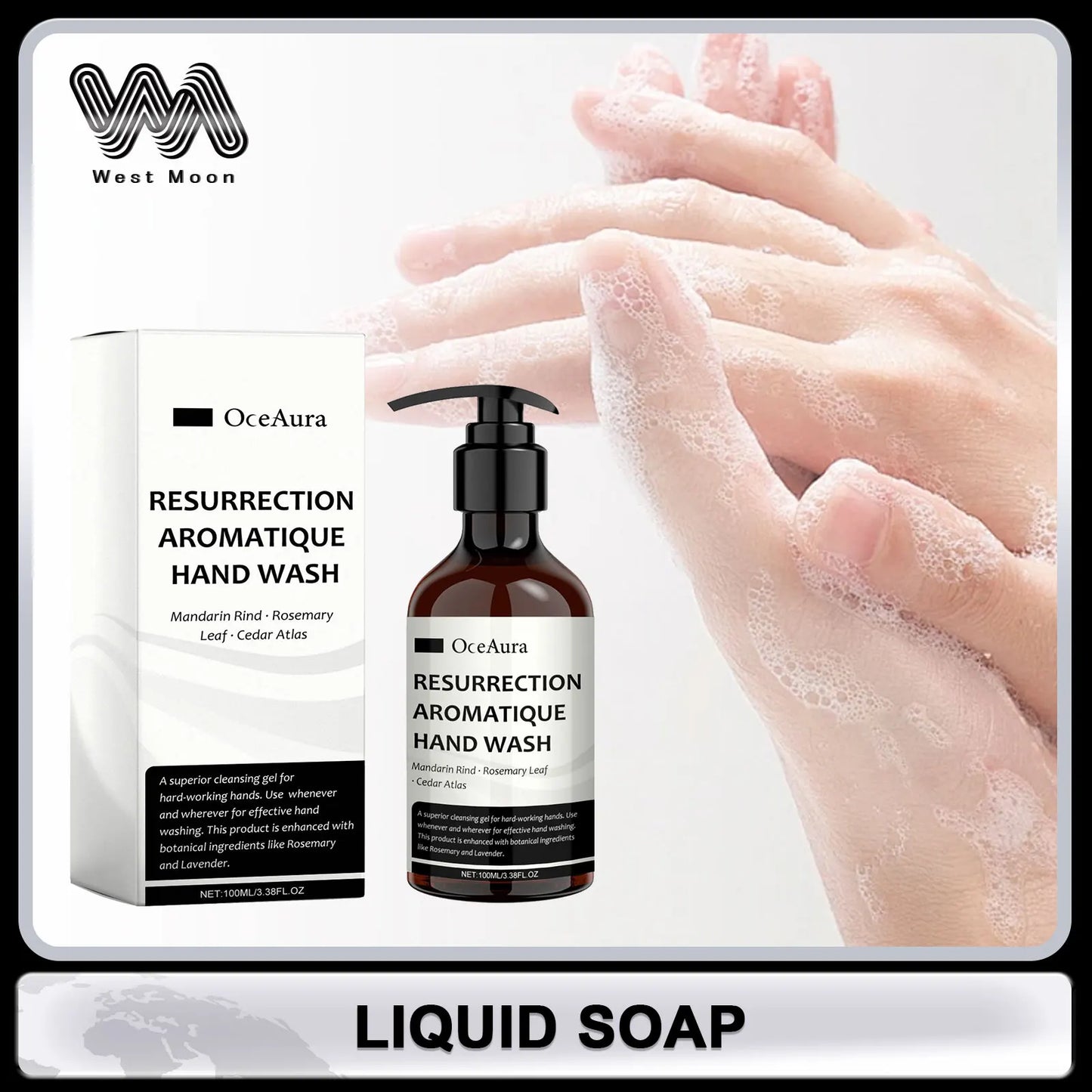 Hand Wash Deep Cleaning Brightening Skin Smoothing Oil Control Anti-Dryness Portable Hand Washing Fragrance Skin Care Foam Soap