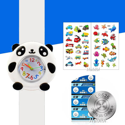Children's Favorite Birthday Gift Toys Child Cartoon Watches for Boys Girls Colorful Lovely Kids Slap Wrist Watch Bracelet