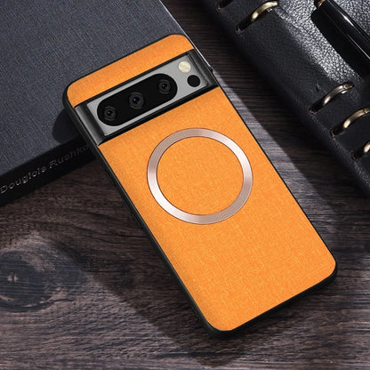 for Magsafe Fabric Cloth Case for Google Pixel 9 8 7 6 Pro XL 7A 8A 6A Magnetic Wireless Charging Slim Cover for Pixel 9Pro 8Pro