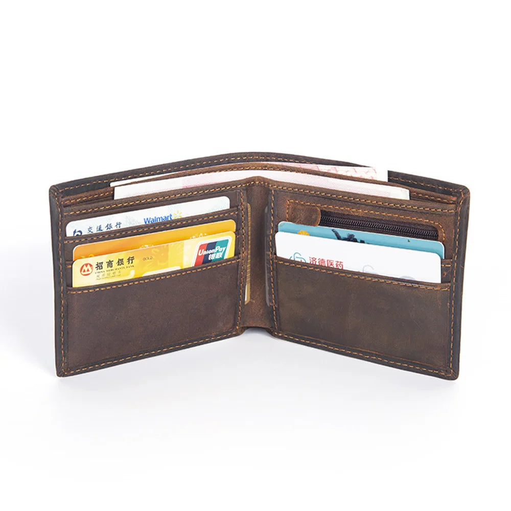 Slim Leather Alligator Wallet for Men Bussiness Genuine Leather Mens Bifold mens leather wallet
