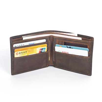 Slim Leather Alligator Wallet for Men Bussiness Genuine Leather Mens Bifold mens leather wallet