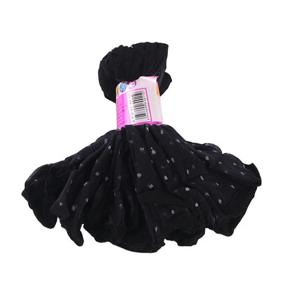 Black Dot Transparent Socks Ultra-thin Elastic Women Crystal Silk Socks Nylon Fashion Ladies Summer Short Ankle Socks