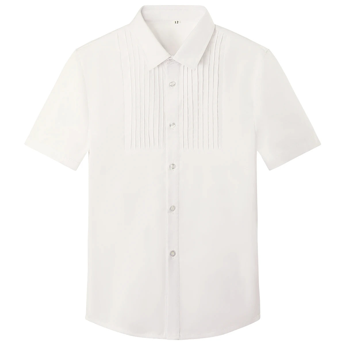 White Shirt Boy Dress Shirts Toddler Easter Church Oxford Clothes Kids Birthday Wedding School Gift Photograph Summer Clothing