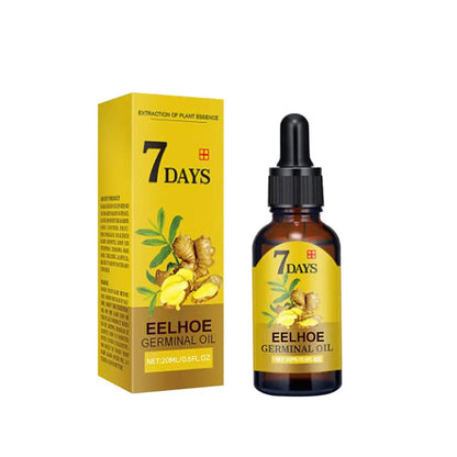 Ginger Hair Growth Serum Anti Hair Loss Baldness Fast Regrowth Hair Care Oil Repair Damaged Hair Scalp Treatment For Women Men