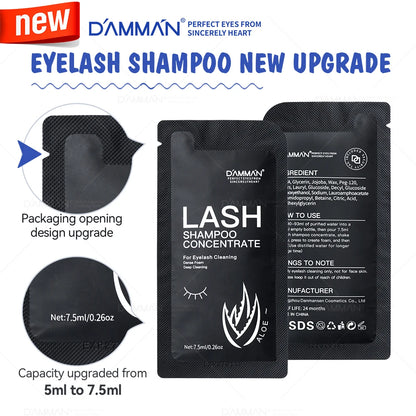 Lash Shampoo Concentrate Lashes Clean For Eyelash Extension Super Concentrate Mousse Non-irritation Cleanser For Salon &Home Use
