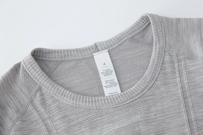 Lemon Slim Fit Workout Tops For Women Short Sleeve T-shirt Athletic Performance Gym Wear Fitness Yoga Shirts with Mesh Fabric